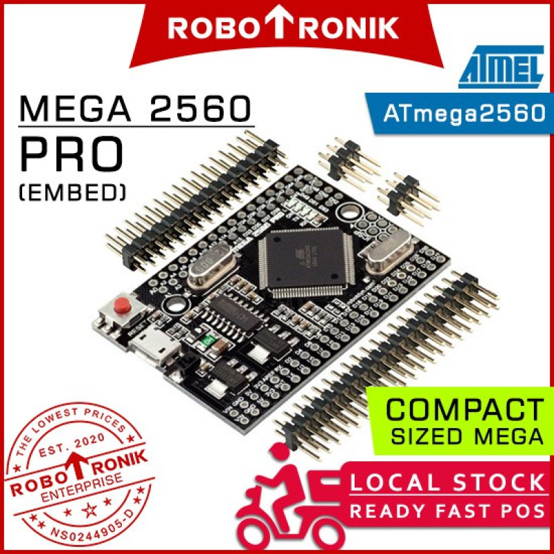 Mega 2560 Pro (Embed) - ATmega2560-16AU MEGAPRO