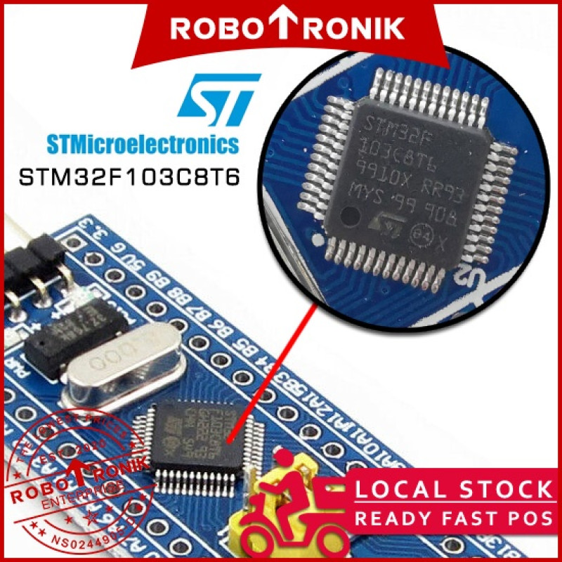 STM 32 (Blue Pill) ARM Cortex M3 72Mhz, 64kB Flash, 20Kb RAM - STM32F103C8 STM32F STM32 F1 STM 32 (Blue Pill) ARM Cortex M3 72Mhz, 64kB Flash, 20Kb RAM - STM32F103C8 STM32F STM32 F1