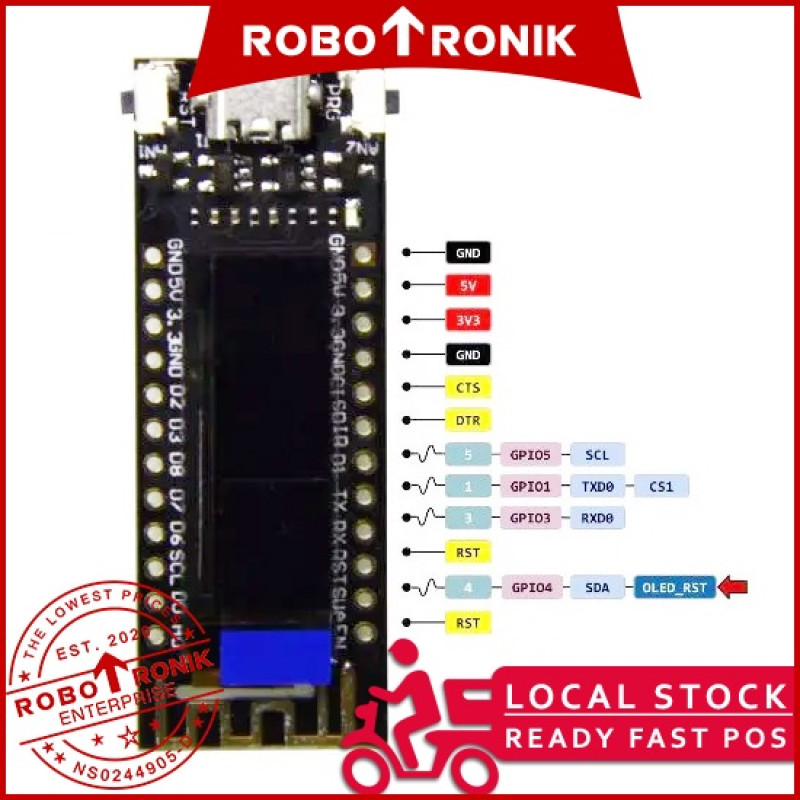 TTGO ESP8266 + 0.91" OLED Screen Display, Compatible Arduino Nodemcu TTGO ESP8266 + 0.91" OLED Screen Display, Compatible Arduino Nodemcu