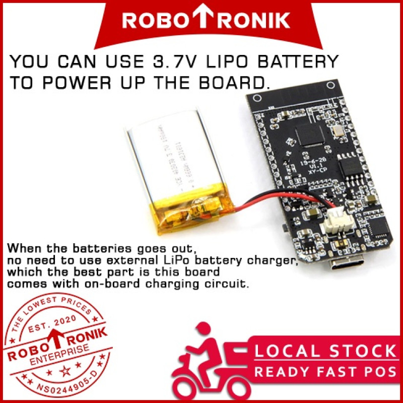 TTGO T-Display ESP32 & 1.14" IPS Display Module USB Type-C TTGO T-Display ESP32 & 1.14" IPS Display Module USB Type-C
