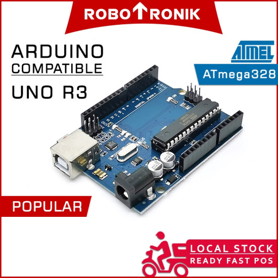 UNO R3 ATmega328 - Micro-controller Development Board - Atmega8U2 USB