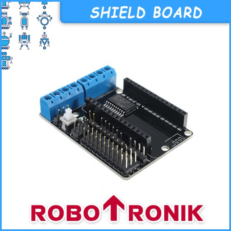 NodeMCU L293DD Motor Driver Shield for NodeMCU V2 NodeMCU L293DD Motor Driver Shield for NodeMCU V2