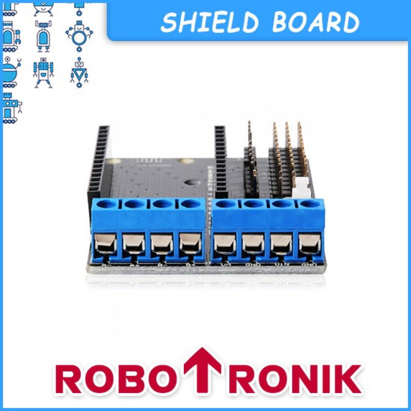 NodeMCU L293DD Motor Driver Shield for NodeMCU V2 NodeMCU L293DD Motor Driver Shield for NodeMCU V2
