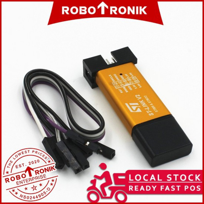 ST-Link v2 Programmer for STM8 STM32 STM (Random Colour) ST-Link v2 Programmer for STM8 STM32 STM (Random Colour)