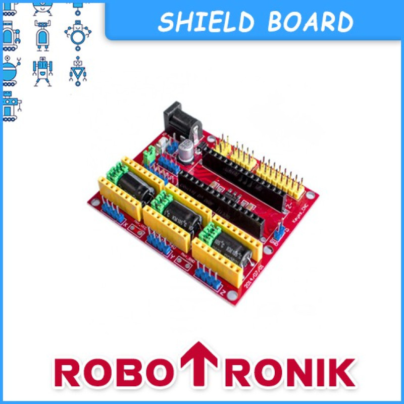 [NANO] CNC Shield V4 (3D PRINTER CNC) for Arduino NANO - Stepper Motor Controller