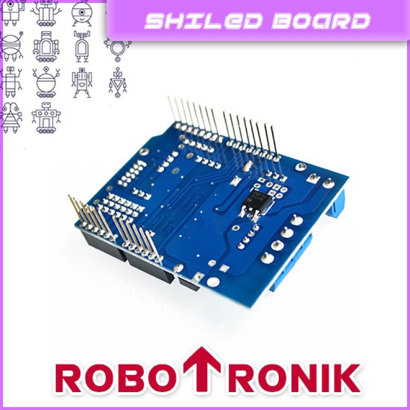 L298P Motor Driver Shield (Stepper & DC Motor) Expansion Board, Compatible Arduino UNO MEGA L298 298 L298P Motor Driver Shield (Stepper & DC Motor) Expansion Board, Compatible Arduino UNO MEGA L298 298