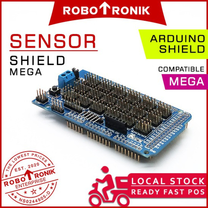[MEGA] Sensor Shield V2.0 Dedicated Sensor Expansion Board, Compatible Arduino MEGA