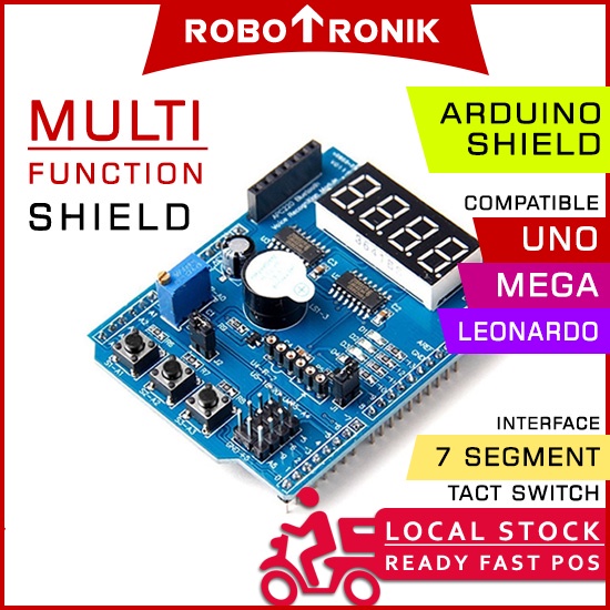 Multi Function Expansion Shield - MultiFunction STM 32 Arduino UNO MEGA Leonardo Compatible