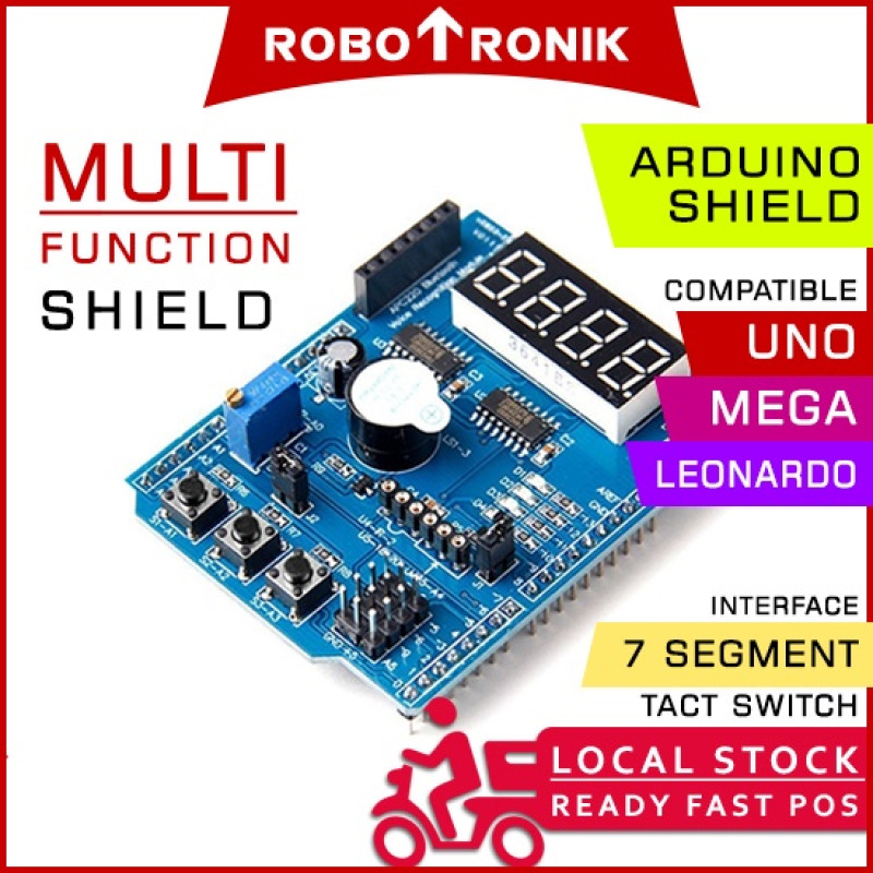 Multi Function Expansion Shield - MultiFunction STM 32 Arduino UNO MEGA Leonardo Compatible Multi Function Expansion Shield - MultiFunction STM 32 Arduino UNO MEGA Leonardo Compatible