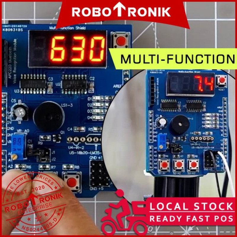 Multi Function Expansion Shield - MultiFunction STM 32 Arduino UNO MEGA Leonardo Compatible Multi Function Expansion Shield - MultiFunction STM 32 Arduino UNO MEGA Leonardo Compatible