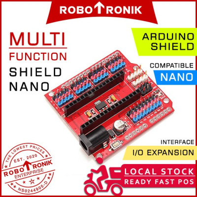 [Nano] Multi-function I/O Expansion Shield, Compatible Arduino Nano