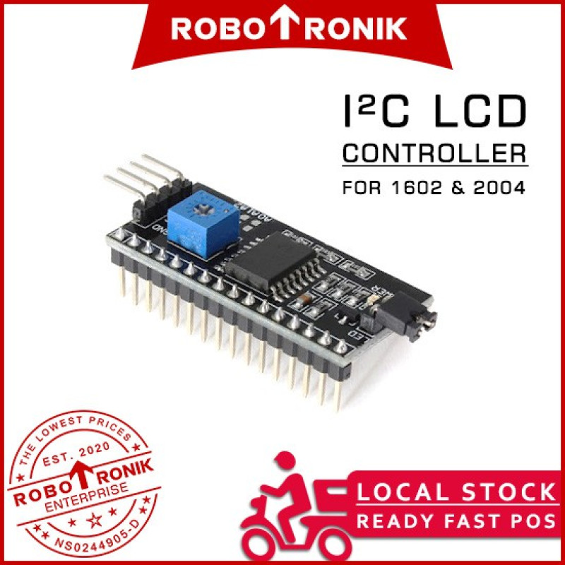 LCD Screen Controller I²C / I2C Driver for 1602 & 2004 LCD - PCF8574T LCD Screen Controller I²C / I2C Driver for 1602 & 2004 LCD - PCF8574T