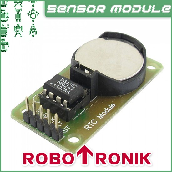 Real Time Clock & Calendar Module RTC DS1302 w/ Battery Backup