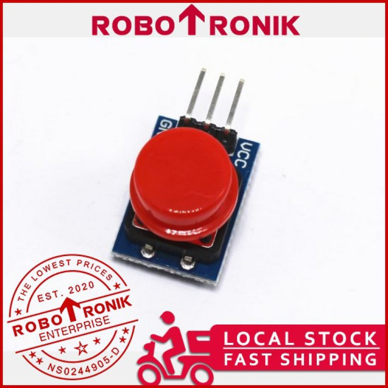 Big Button Module (Tact Switch), Compatible Arduino Suis Big Button Module (Tact Switch), Compatible Arduino Suis