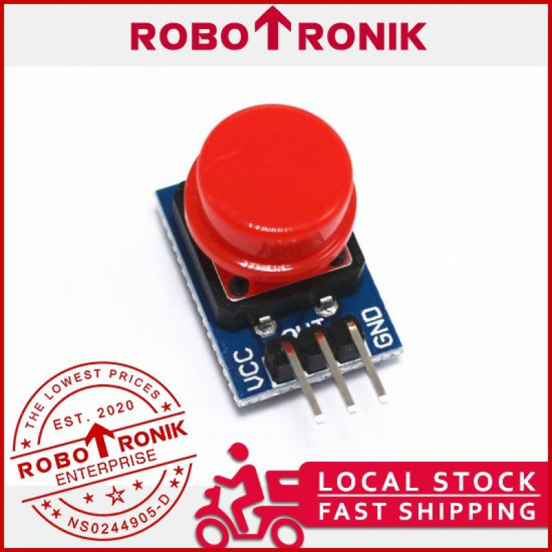 Big Button Module (Tact Switch), Compatible Arduino Suis Big Button Module (Tact Switch), Compatible Arduino Suis