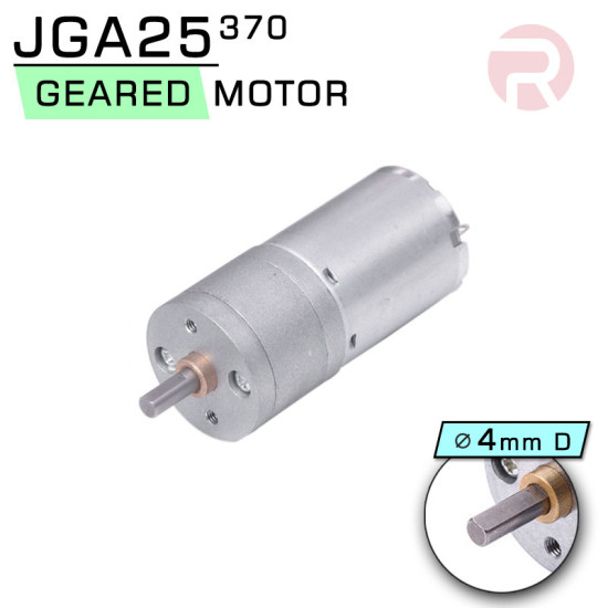 DC Geared Motor GA25 (370) 25mm 12V Gear High Torque