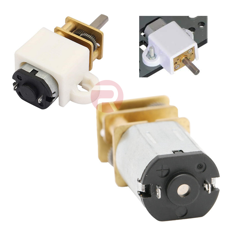DC Geared Motor GA12 (N20) Tiny 3V 6V 12V Gear & Bracket