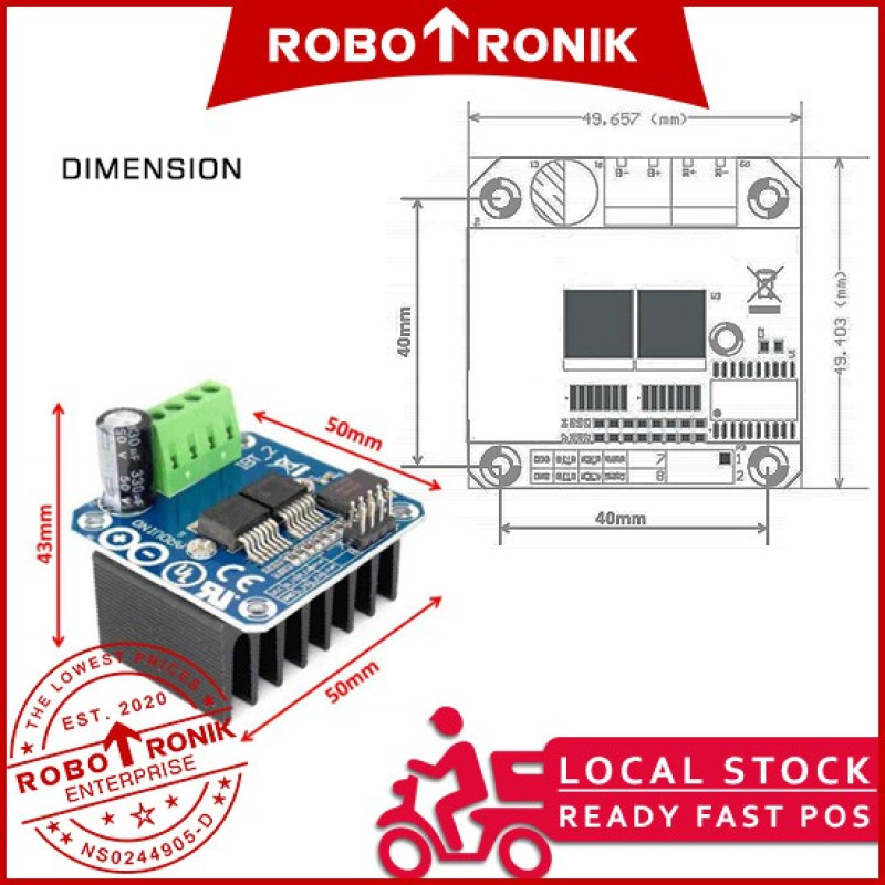 BTS7960 H-bridge Motor Driver High-Power Current (Up-to 43A) for Arduino, Raspberry, 7960 UNO MEGA NANO BTS7960 H-bridge Motor Driver High-Power Current (Up-to 43A) for Arduino, Raspberry, 7960 UNO MEGA NANO