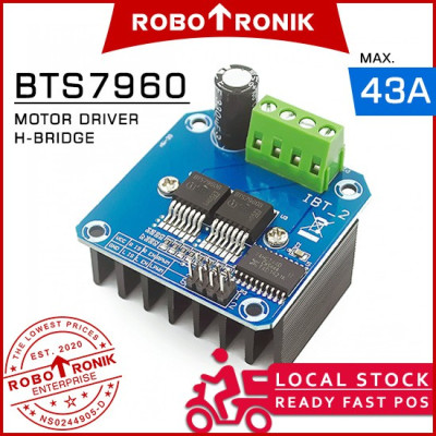 BTS7960 H-bridge Motor Driver High-Power Current (Up-to 43A) for Arduino, Raspberry, 7960 UNO MEGA NANO