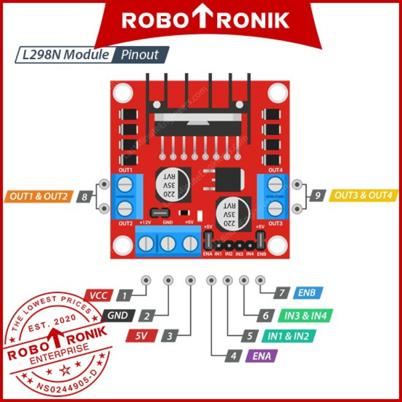 Dual-Channel Motor Driver Module L298N H-Bridge (up-to 2 Amp) for Arduino UNO MEGA NANO L298 298 298N Dual-Channel Motor Driver Module L298N H-Bridge (up-to 2 Amp) for Arduino UNO MEGA NANO L298 298 298N