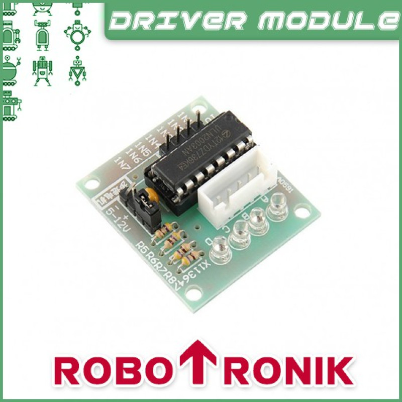 Stepper Motor Driver Unipolar & Bipolar Module ULN2003 for Arduino Stepper Motor Driver Unipolar & Bipolar Module ULN2003 for Arduino