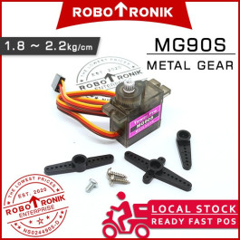 MG90S Micro Servo Motor (Fully Metal Gear) 180° - Compatible TowerPro MG 90 MG90 S