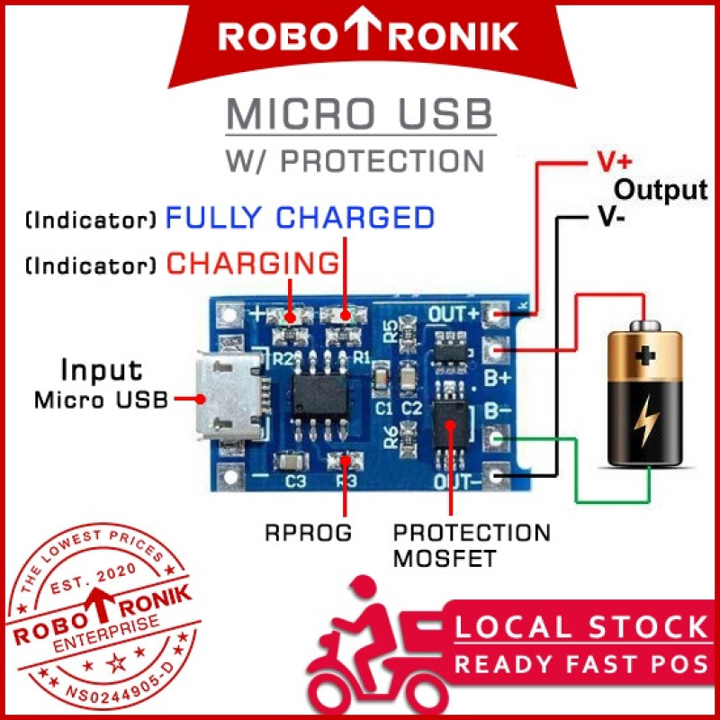Battery Charger TP4056 for Li-ion Batteri 18650 Single-Cell 3.7v 4056 Battery Charger TP4056 for Li-ion Batteri 18650 Single-Cell 3.7v 4056