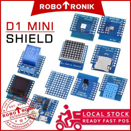 Shield for WeMos D1 mini ESP8266, Relay Prototype RGB BMP180 DHT11 DS18B20 Micro SD Battery Charger Dot Matrix OLED