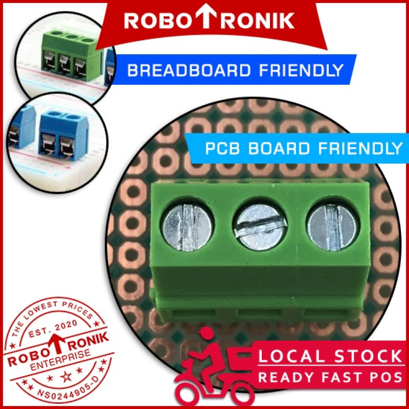 PCB Connector (Solder) Terminal Block KF126 KF300, 2-Way & 3-Way 5mm Pitch PCB Connector (Solder) Terminal Block KF126 KF300, 2-Way & 3-Way 5mm Pitch