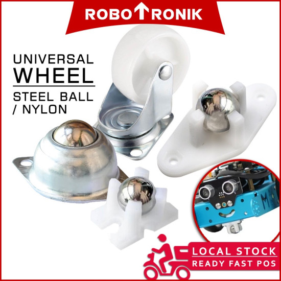 Universal Wheel (Castor / Caster) W420 / N20 Steel Ball Bull's-eye Bull eye for smart car chassis