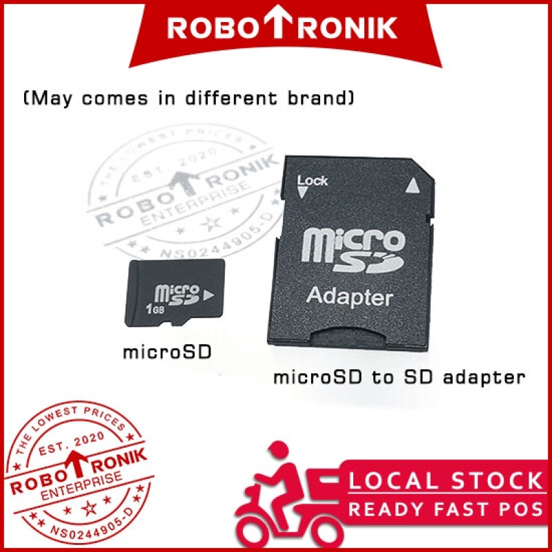 Micro SD Memory Card, Arduino Compatible (Random Brand) microSD, Data Logger Storage Micro SD Memory Card, Arduino Compatible (Random Brand) microSD, Data Logger Storage