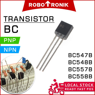 Transistor BC Series (NPN/PNP) BC547 BC548 BC557 BC558, Compatible Arduino UNO
