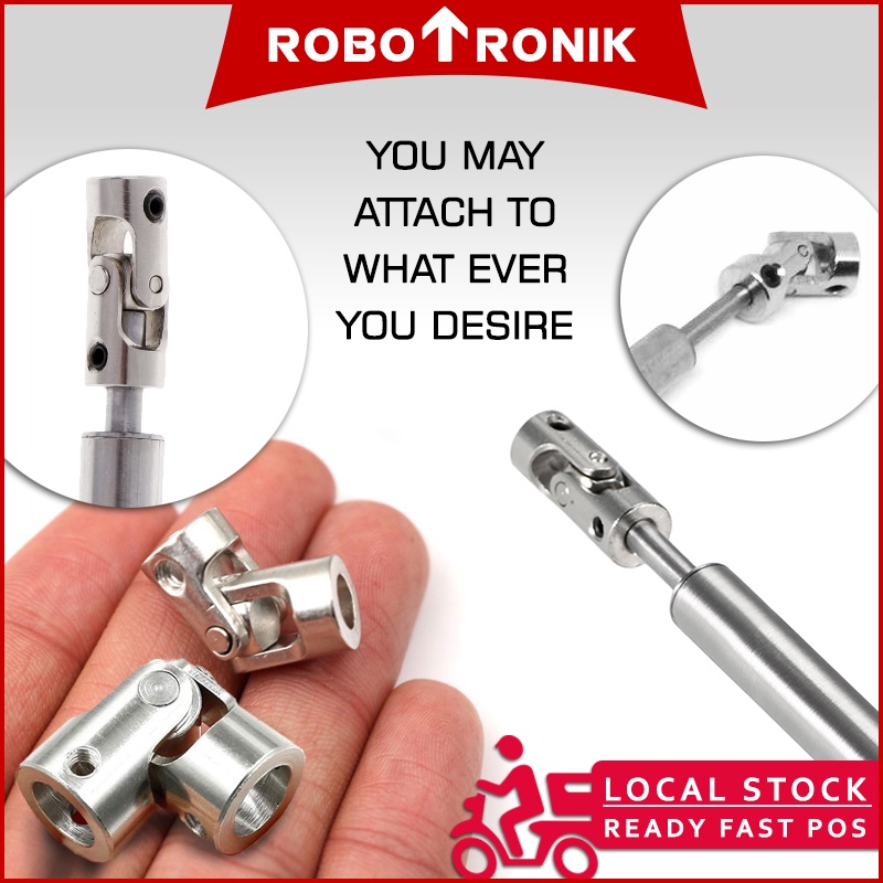 Universal Drive Shaft Coupling Two-Joint for Motor Boat Steering Connector 2 Joints Universal Drive Shaft Coupling Two-Joint for Motor Boat Steering Connector 2 Joints