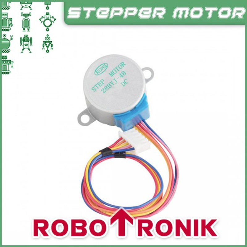Stepper Motor 28BYJ [5v / 12v] 4-Phase 5-Wire