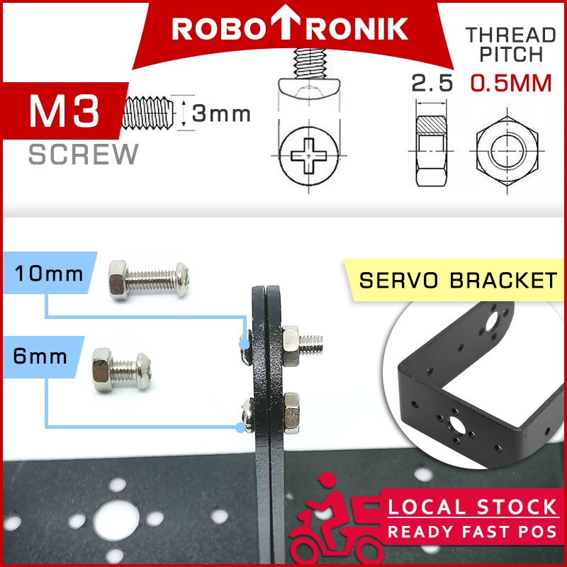 Screw Bolt & Nuts Set M2 M3 M4 (Pan Head Stainless Metric Screw) Phillips Screw Bolt & Nuts Set M2 M3 M4 (Pan Head Stainless Metric Screw) Phillips