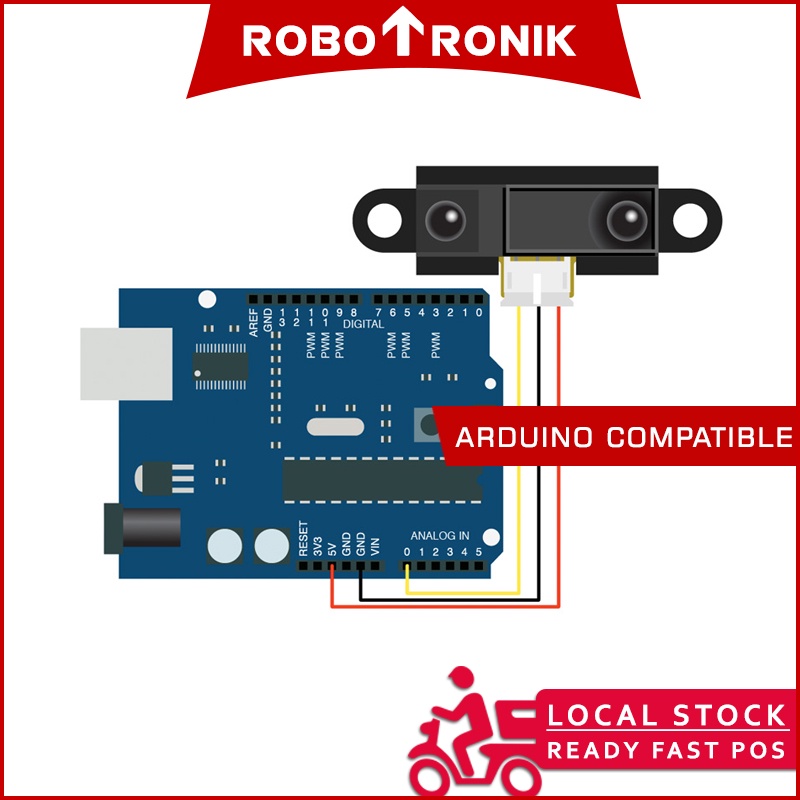 Infrared Distance Measure Sensor SHARP GP2Y0A21 @10-80cm / GP0A41 @4-30 / GP2Y0A02 @20-150 Arduino Infrared Distance Measure Sensor SHARP GP2Y0A21 @10-80cm / GP0A41 @4-30 / GP2Y0A02 @20-150 Arduino