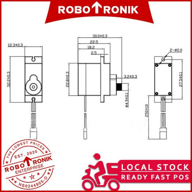 SG90 Micro Servo Motor 9G, max 1.6KG per cm, 180° / 360° Compatible DXW90 / TowerPro SG 90