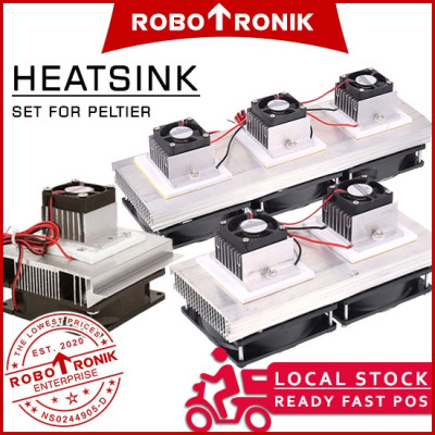 Thermoelectric Peltier Heatsink for 1 / 2 / 3, Cooler Semiconductor Refrigeration for TEC1
