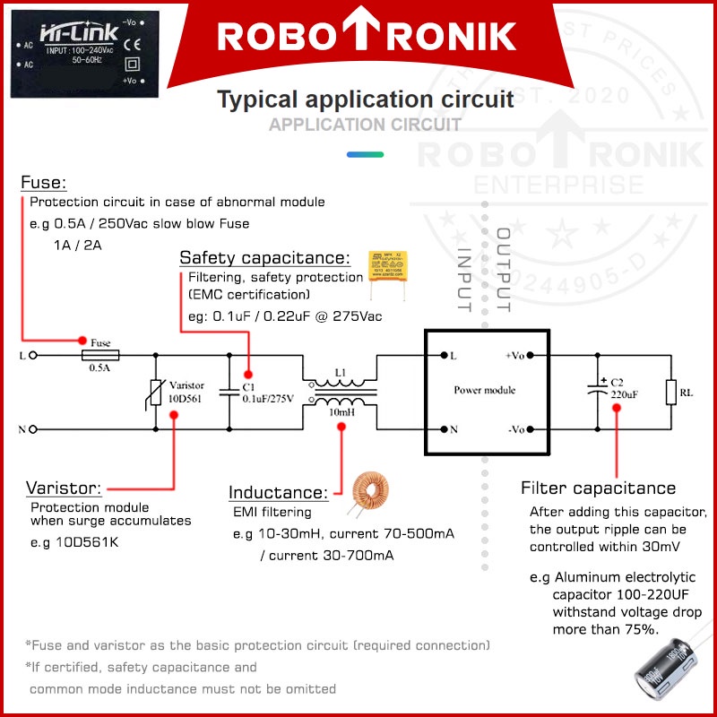 Hi-Link HLK (AC-DC) Converter Module AC (240V 230V 220V) to DC (5V 9V 12V 24V) Power Supply Small Tiny Compact Hi-Link HLK (AC-DC) Converter Module AC (240V 230V 220V) to DC (5V 9V 12V 24V) Power Supply Small Tiny Compact