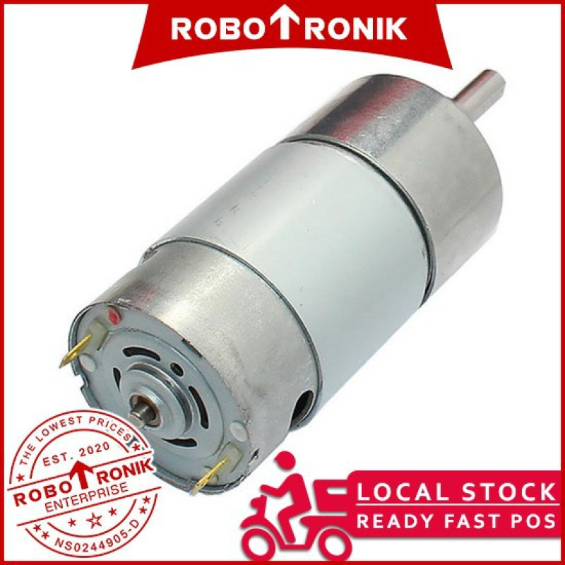 DC Geared Motor JGB37 (555) 12V Gear Motor Bracket DC Geared Motor JGB37 (555) 12V Gear Motor Bracket