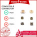 IPEX to SMA [Female] Connector Cable - (uFL / u.FL / IPX / IPEX / IPX / MHF / AM) Antenna WIFI / GSM / 4G / GPS