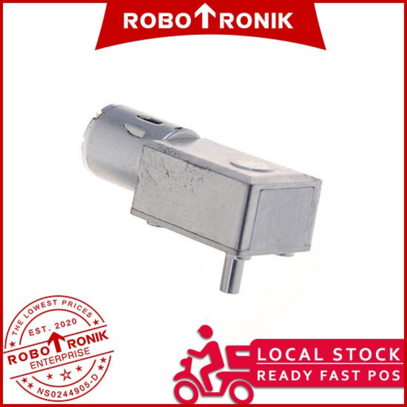 DC Worm Geared Motor 4632 (JGY-370) 12V Torque up to 25kg.cm Gear Motor Bracket DC Worm Geared Motor 4632 (JGY-370) 12V Torque up to 25kg.cm Gear Motor Bracket