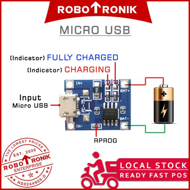 Battery Charger TP4056 for Li-ion Batteri 18650 Single-Cell 3.7v 4056 Battery Charger TP4056 for Li-ion Batteri 18650 Single-Cell 3.7v 4056