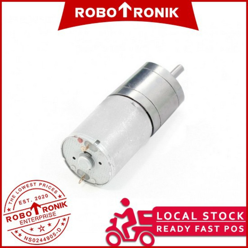 DC Geared Motor GA25 (370) 25mm 12V Gear High Torque
