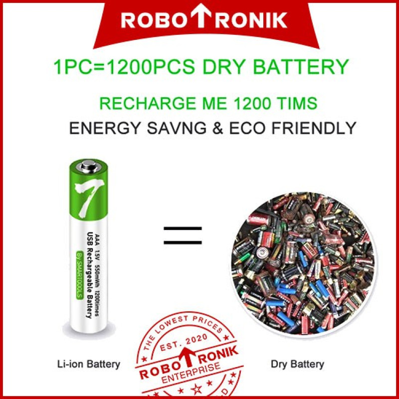 Rechargeable Battery AA / AAA (1.5V) USB Micro Type-C Batteri Recharge Mouse Keyboard Remote Phone Clock Meter Rechargeable Battery AA / AAA (1.5V) USB Micro Type-C Batteri Recharge Mouse Keyboard Remote Phone Clock Meter