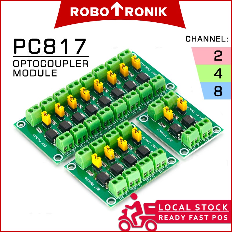 817 Optocoupler Isolation Board 2 4 8 Channel (Two Four Eight Way) Photoelectric EL817 PS817 PC817 817 Optocoupler Isolation Board 2 4 8 Channel (Two Four Eight Way) Photoelectric EL817 PS817 PC817