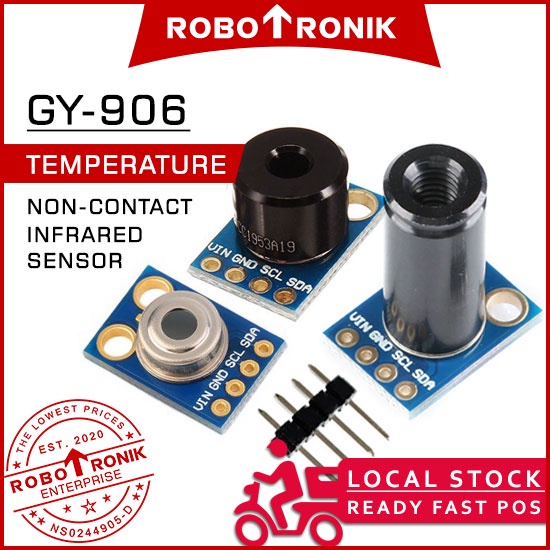 GY-906 (MLX90614) Infrared Thermometer Temperature Non-contact Module GY 906 BAA DCC DCI 90614 - Arduino / Raspberry Pi