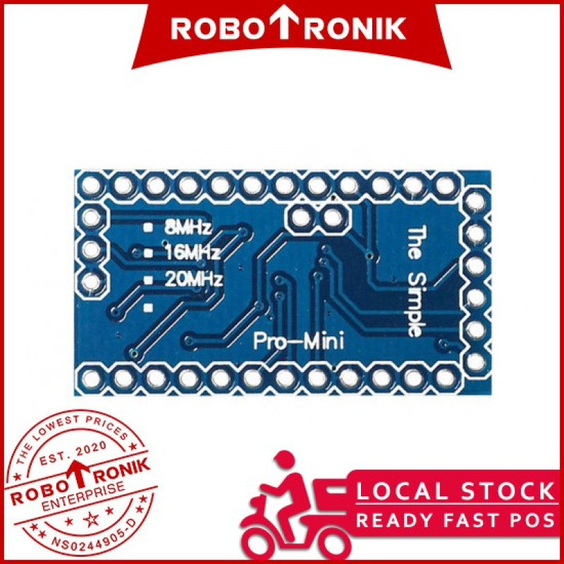 Pro Mini Microcontroller ATmega328 Arduino Compatible Development Board ...