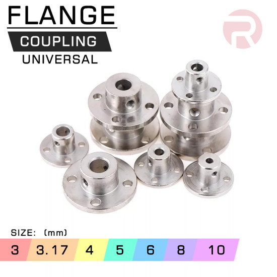 Flange (Universal) Coupling for Motor Shaft