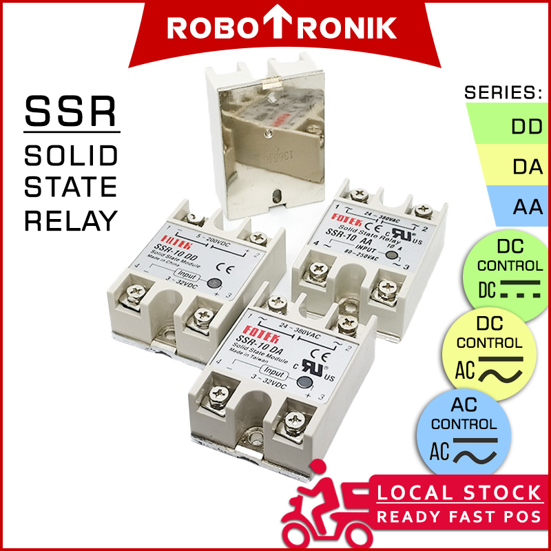 Solid State Relay (SSR) Control Switch AC DC 10A 25A 40A 80A AA DA DD Solid State Relay (SSR) Control Switch AC DC 10A 25A 40A 80A AA DA DD